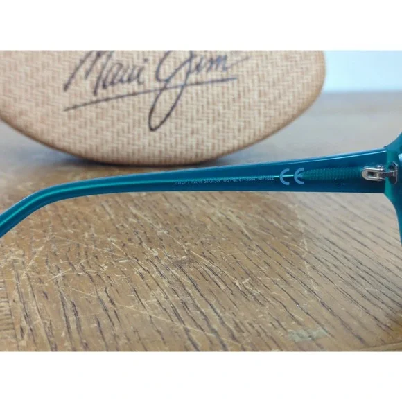 Maui Jim Swept Away Women's MJ733 06-B‎ Gray Green Polarized Sunglasses - Picture 7 of 10